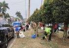 TNI DAN UNSUR KEWILAYAHAN BERSAMA MASYARAKAT BEBERSIH JALAN INDRAYASA DALAM RANGKA HJKB KE-216